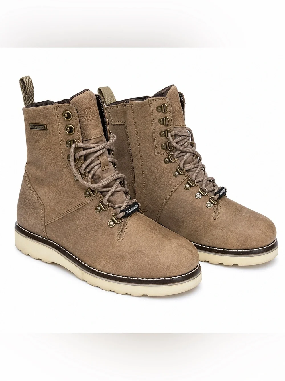 Harley-Davidson Waterproof Leather Combat Boots‎ Men’s Size 10.5